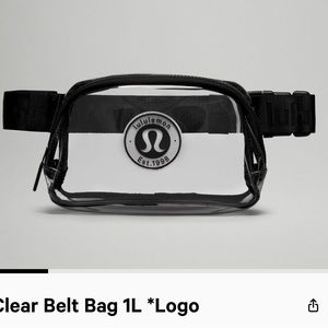 Brand new clear belt bag
